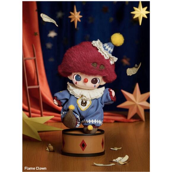 Authe WHY SO SERIOUS Series Plush Doll New  Flame Clown LaBuBu Popmart - Picture 1 of 4